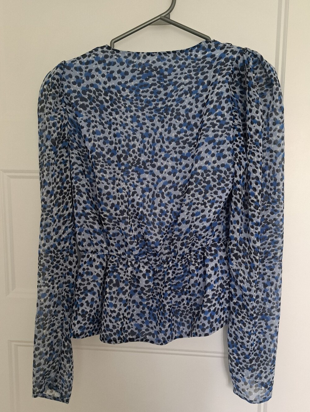 Express Blue Blouse - Picture 2 of 4